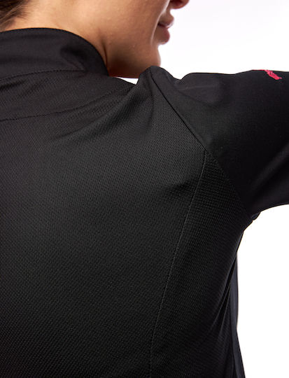 strongAnt Σακάκι Σεφ 100% Microfiber Γυναικείο Μαύρο με Μακρύ Μανίκι