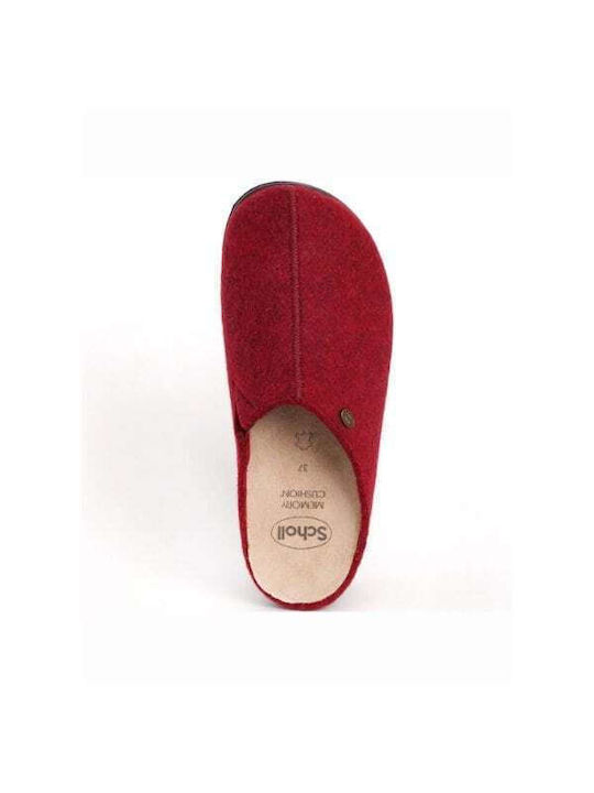 Scholl Anatomical Women's Slippers in Red color