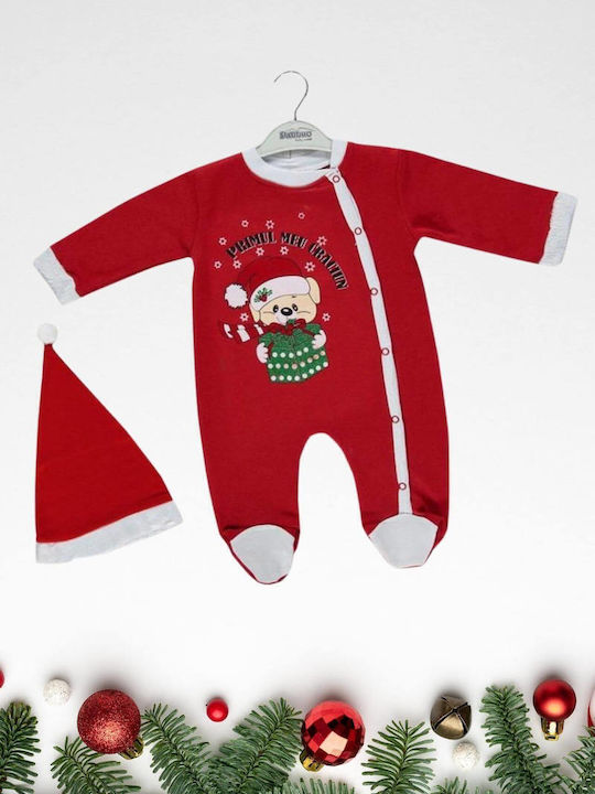 Pabbuc Baby Baby-Strampler Rotes