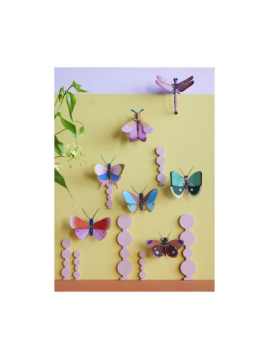 Studio Roof Multicolour Wall Decor Made of Paper 15x6x14cm