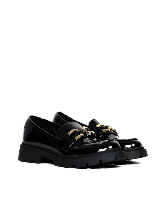 Soft Space Women's Moccasins in Black Color