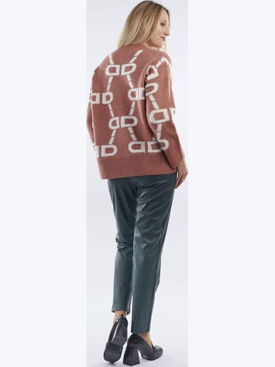 Women's Knitted Cardigan Camel.