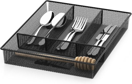 Tekno-Tel Schubladenteiler Metallisch in Schwarz Farbe 25.5x33x5cm Tekno-Tel Schubladenteiler Metallisch in Schwarz Farbe 25.5x33x5cm