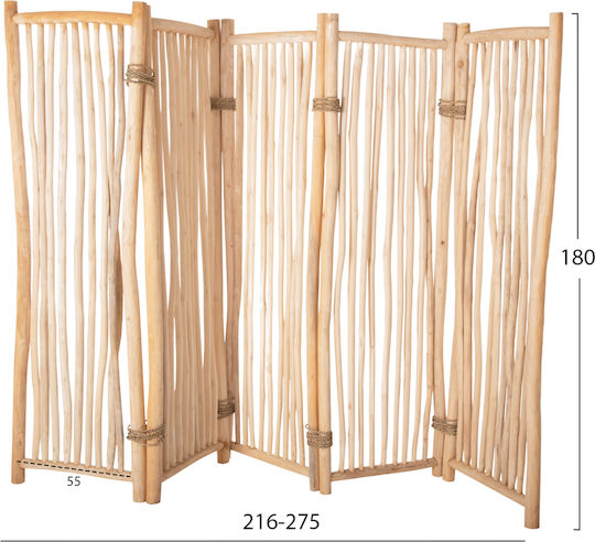 Freebox Διακοσμητικό Παραβάν Ξύλινο 275x180cm