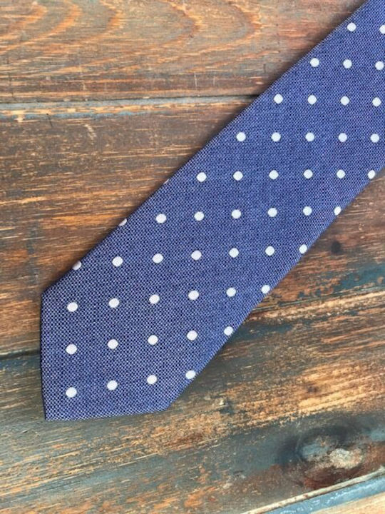 Octopus Men's Tie Silk Printed in Blue Color