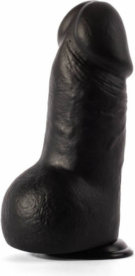 X-Men Dildo cu Testicule și Ventuză Negru 27cm