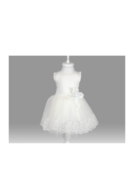 Babydom Rochie pentru Copii Din Tulle Alb