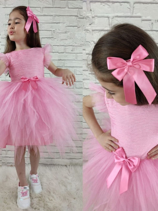 Babydom Kids Dress Tulle Pink