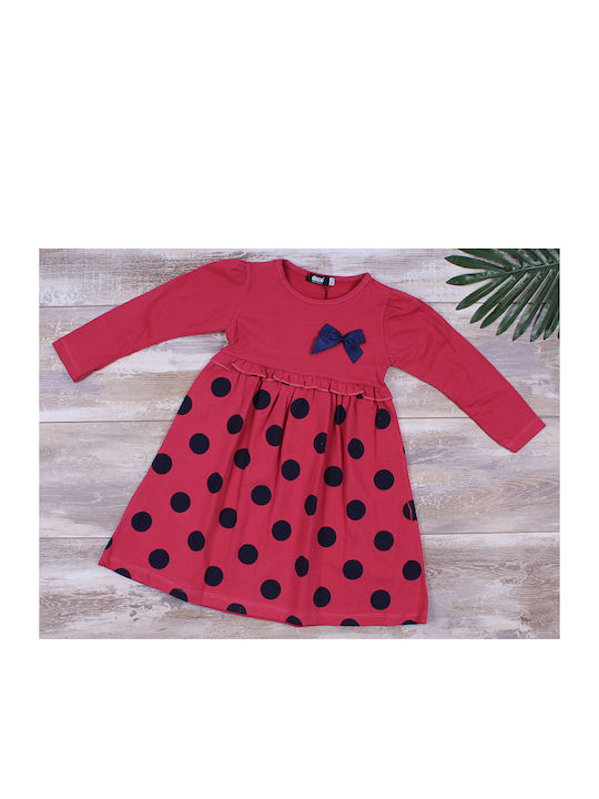 Babydom Kids Dress Polka Dot Red