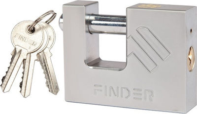 Finder Vorhängeschloss Monoblock mit Schlüssel 80mm 1Stück