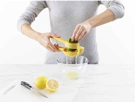 Joseph Joseph Hand Press Lime made of Plastic in Yellow Color