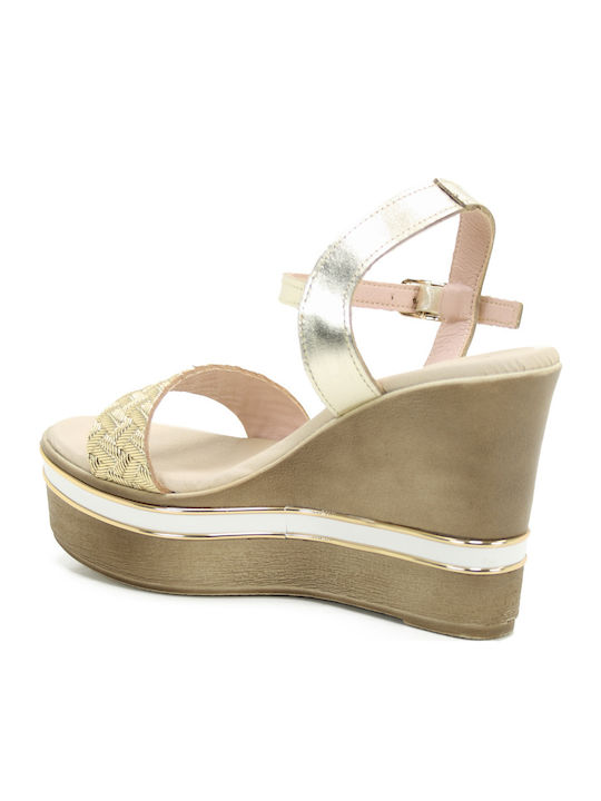 Women's Platform Shoes Gold