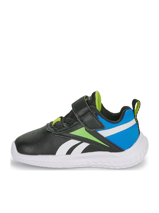 Rush Läufer Rush Runner 5 Syn Alt Kinder Sportschuhe Laufen mit Bügel- und Schleifenverschluss Schwarz