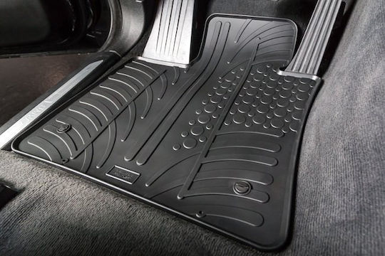 Gledring Σετ Μπροστινά και Πίσω Πατάκια 4τμχ για Seat Mii Skoda Citigo Μαύρα
