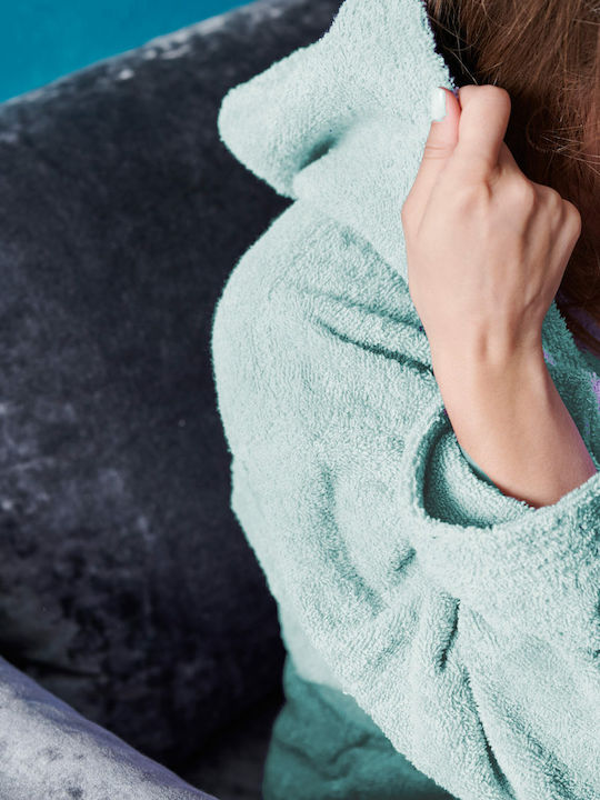 Palamaiki Funky Bathrobe with Hood Misty 400gr/m²