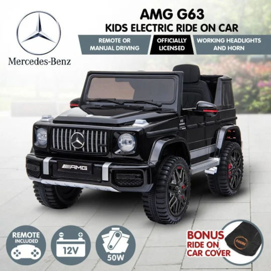 Mercedes Benz G63 AMG Einsitzer mit Fernbedienung Lizensiert 12 Volt Schwarzes