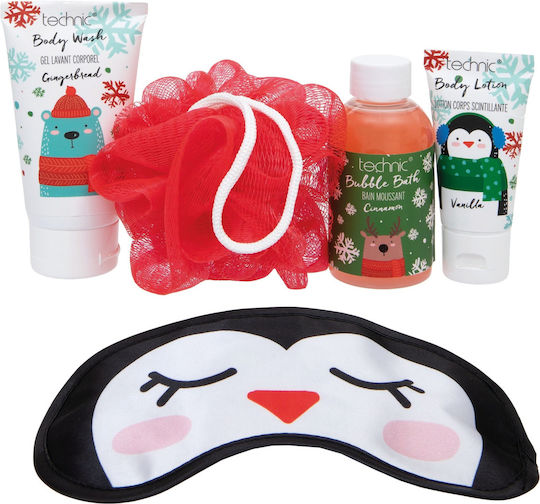 Technic Christmas Novelty Pamper Σετ Περιποίησης για Καθαρισμό Σώματος 5τμχ