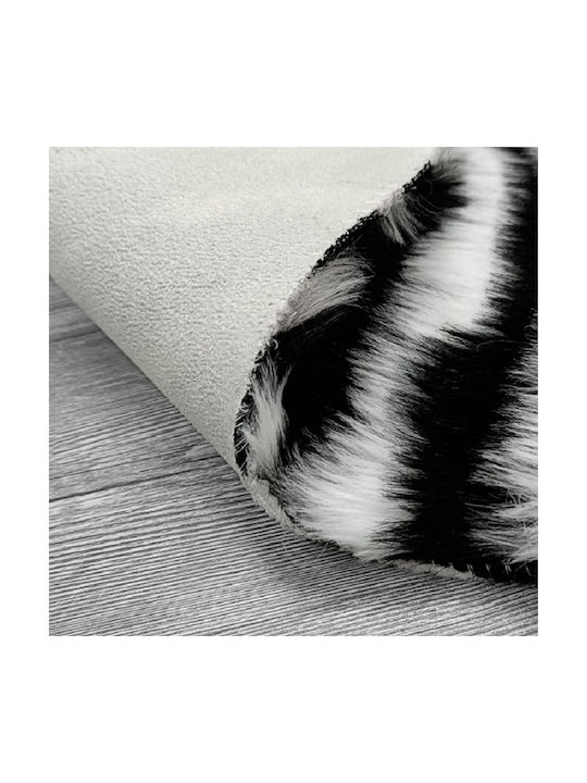 Go Smart Home Rug Rectangular Furry Zebra