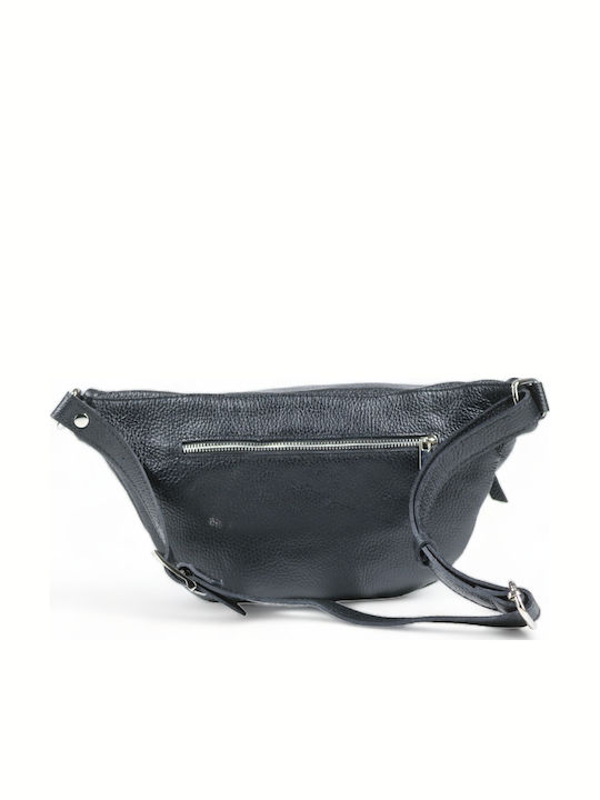 Black Leather Women's Crossbody Bag