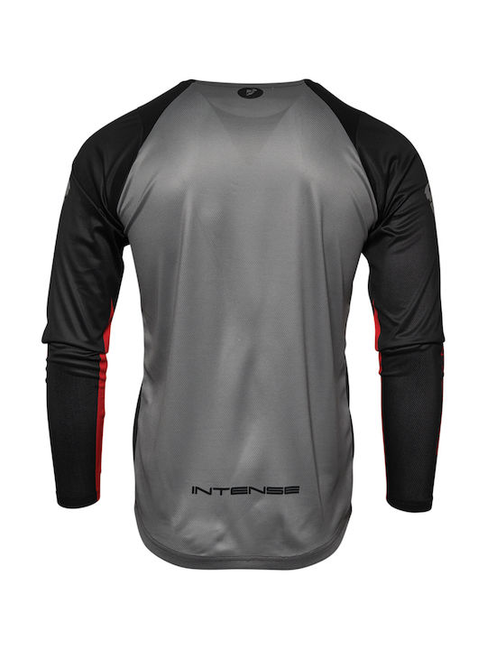 Thor Herren Lange Ärmel Fahrradtrikot Berg Fahrrad Schwarz