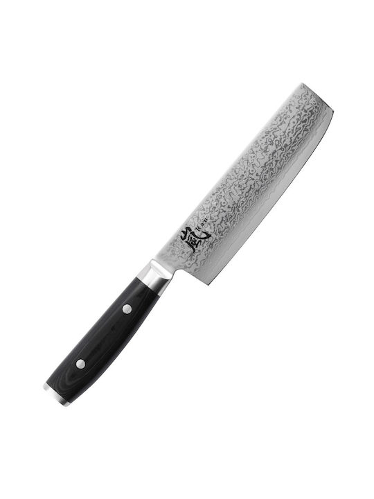 Yaxell Ran Messer Nakiri aus Damaststahl 16.5cm