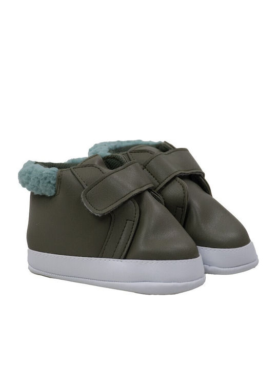Funny Baby Baby Booties Khaki