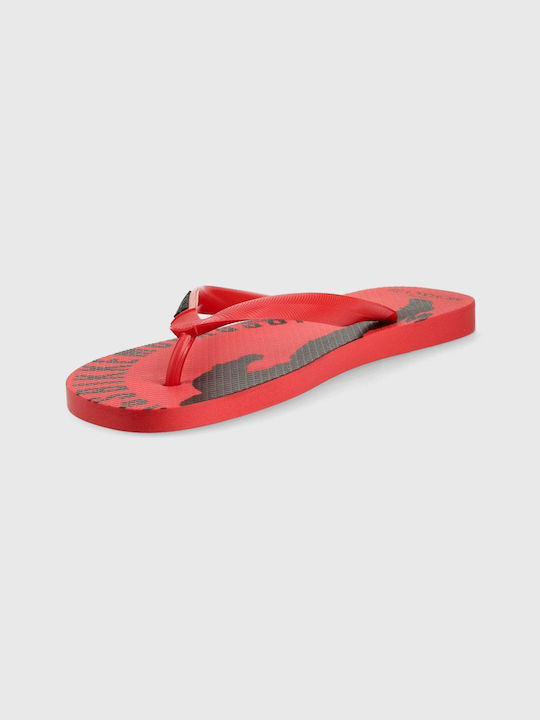 Bikkembergs Men's Flip Flops Red