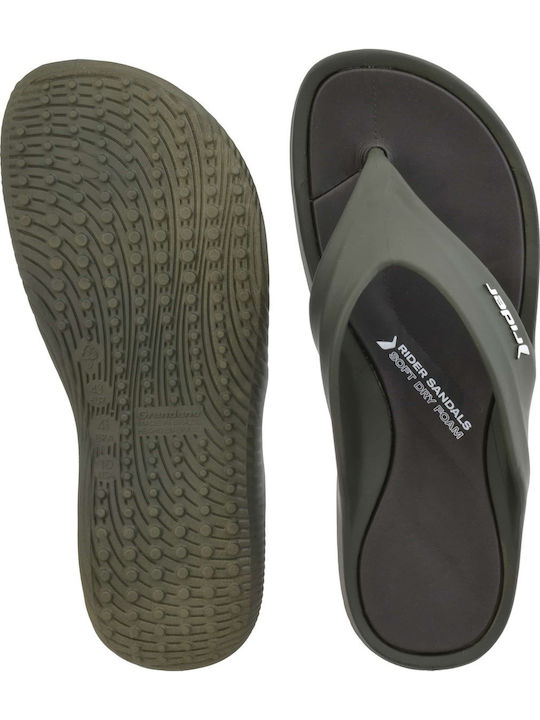 Herren Flip Flops Khaki