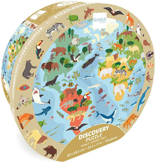 Kinderpuzzle Der Unsere Welt Für 6+ Jahre 150 Teile Scratch Europe