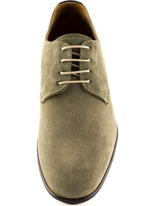 Men's Leather Casual Shoes Green
