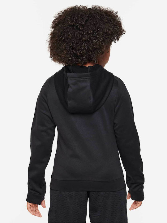 Nike Kids Sweatshirt with Hood Black