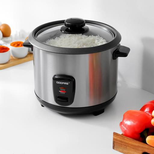 Geepas Rice Cooker 500W με Χωρητικότητα 1.5lt
