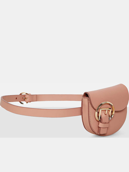 Leather Women's Bag Crossbody Beige