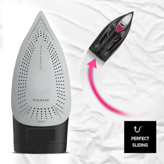 Taurus Geyser Eco Easy 2800 Steam Iron 2800W with Ceramic Plate and Continuous Steam Supply 40g/min