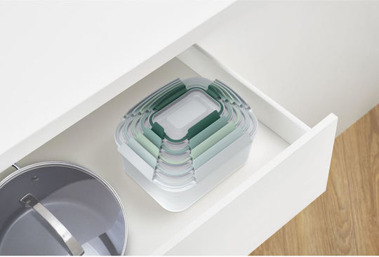 Joseph Joseph Set Mittagsboxen Kunststoff Isolierte Lunchbox Grüne 5Stücke