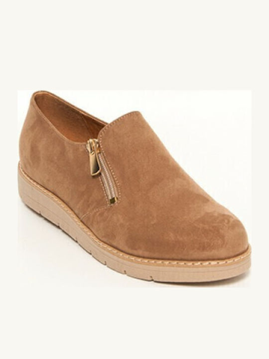 Γυναικεία Slip-On Μπεζ