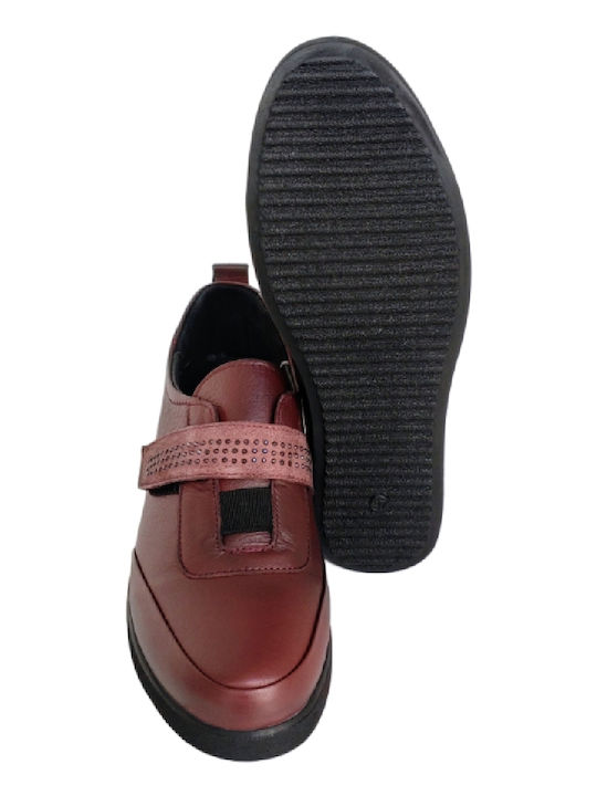 Anatomic Women's Slip-On Leather Burgundy