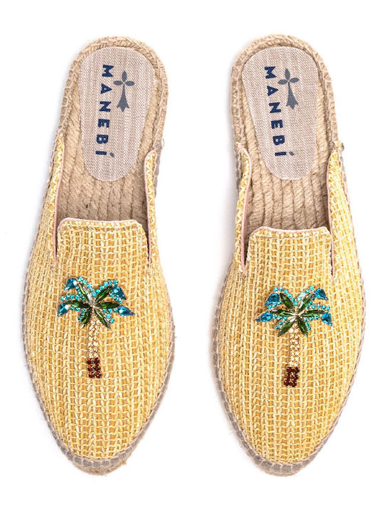 Flat Mules σε Μπεζ Χρώμα