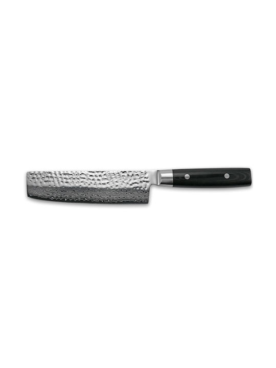 Yaxell Zen Knife Nakiri from Damascus Steel 16.5cm