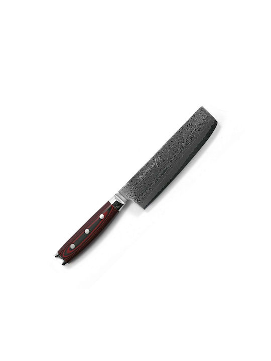 Yaxell Souper Gou Μαχαίρι Nakiri από Δαμασκηνό Ατσάλι 16.5cm 37144