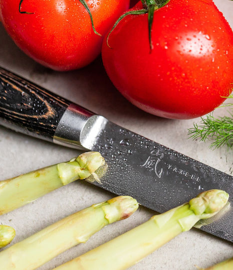 Yaxell Ketu Knife Santoku from Stainless Steel 16.5cm