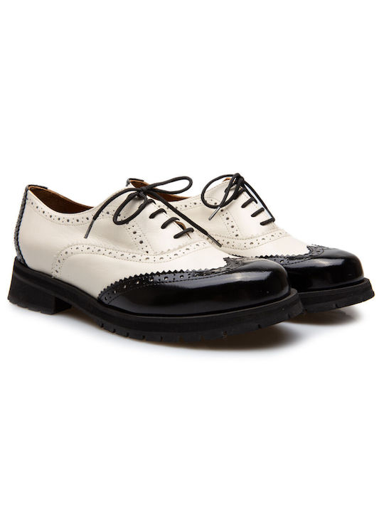 Labrini Damen Oxfords in Beige Farbe