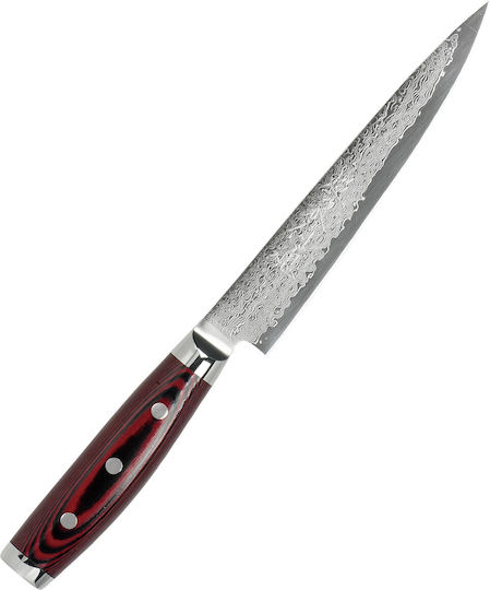 Yaxell Super Gou Messer Sujihiki aus Damaststahl 18cm