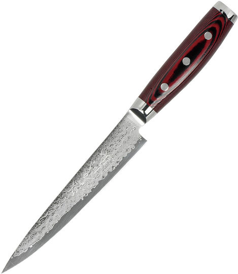 Yaxell Super Gou Messer Sujihiki aus Damaststahl 18cm