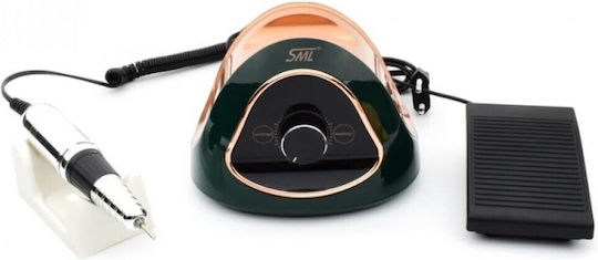 SML M15 Nail Drill Power 65W Green with Pedal with 45000 Rotations per Minute