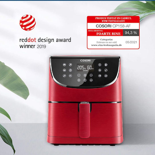 Cosori Cosori Premium Chef Edition Air Fryer 5.5lt Κόκκινο