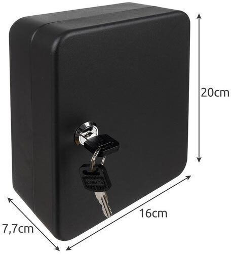 Malatec Metallic Wall Key Hook with Lock 16x7.7x20cm