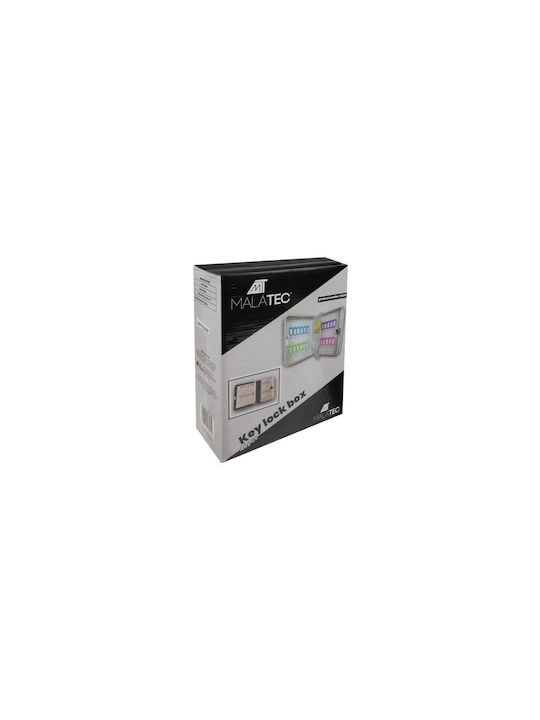 Malatec Metallic Wall Key Hook 48 Hooks With Lock 25x8x20cm