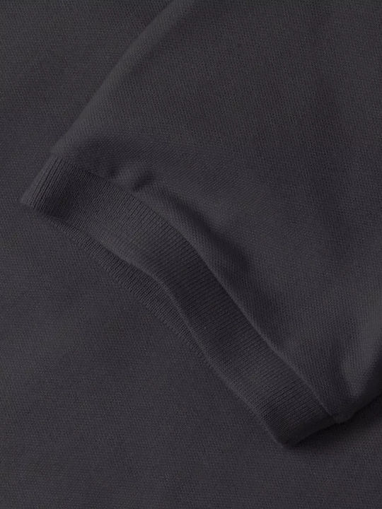 Women's Polo Blouse Short Sleeve Black