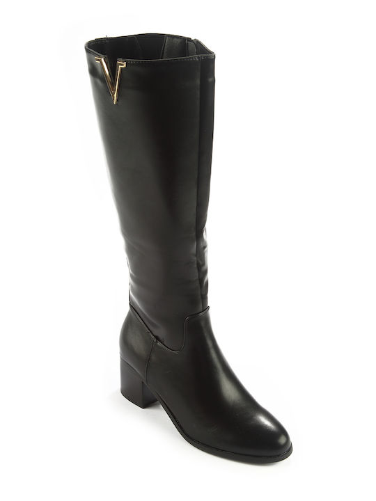 Fshoes Synthetic Leather Women's Boots Black